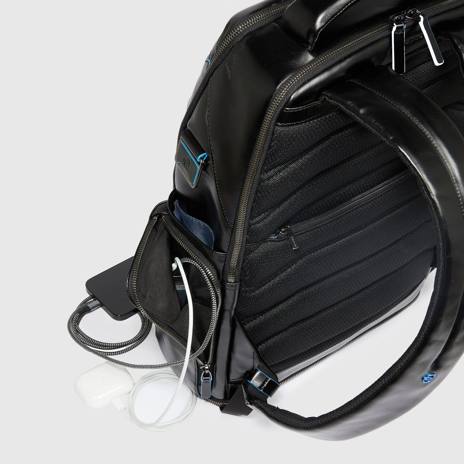 BÆRBARE RYGSÆK 15 BLÅ FIRKANT