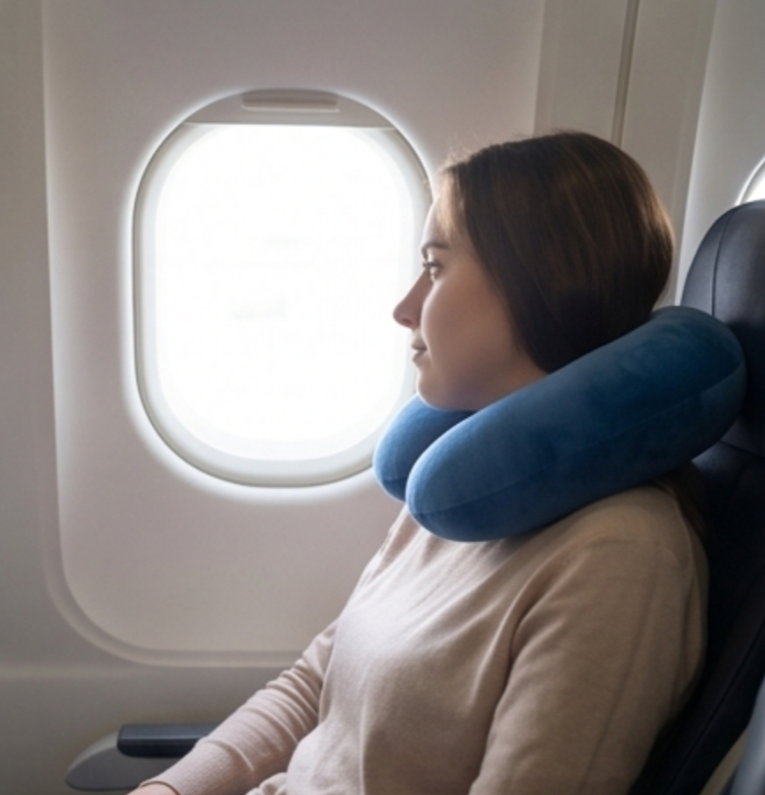 Ergonomic travel pillow