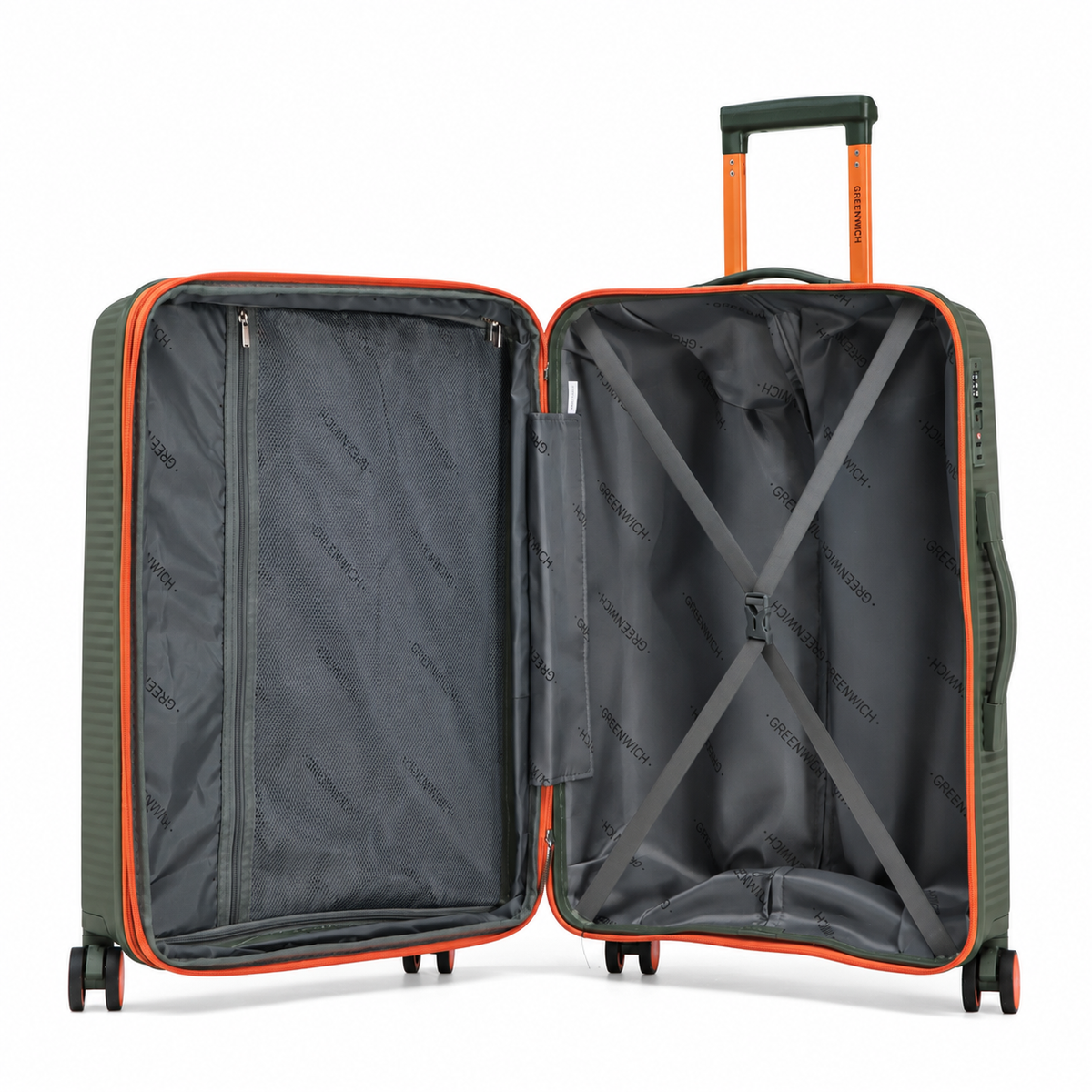 GREENWICH pack Cabinekoffer ARUBA + waterdichte rugzak FABER