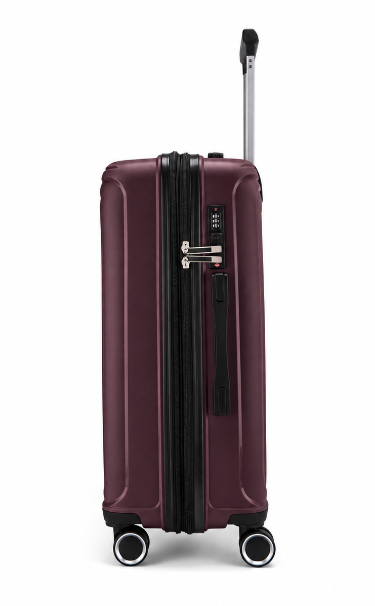 GREENWICH Valise cabine 56cm extensible TERRE DE SIENNE