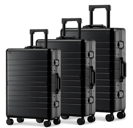 GREENWICH set of 100% ALUMINUM suitcases SHANGHAI