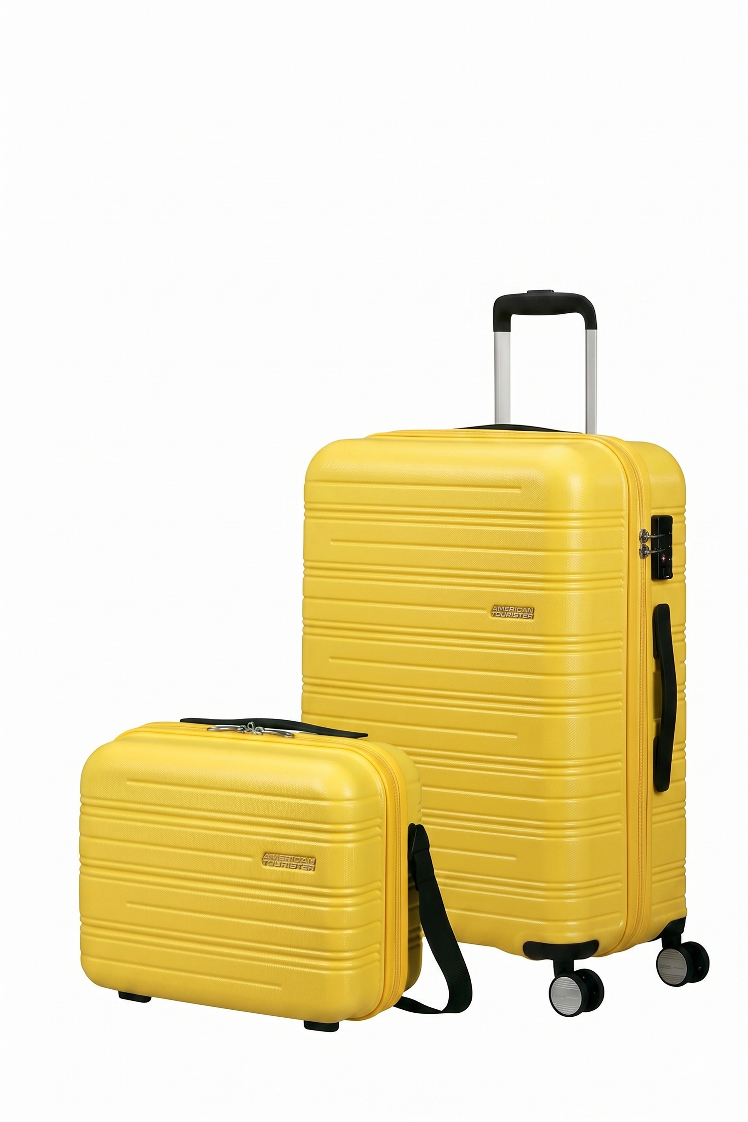 AMERICAN TOURISTER SET Di valigia media e NECESER RIGIDO HIGH TURN