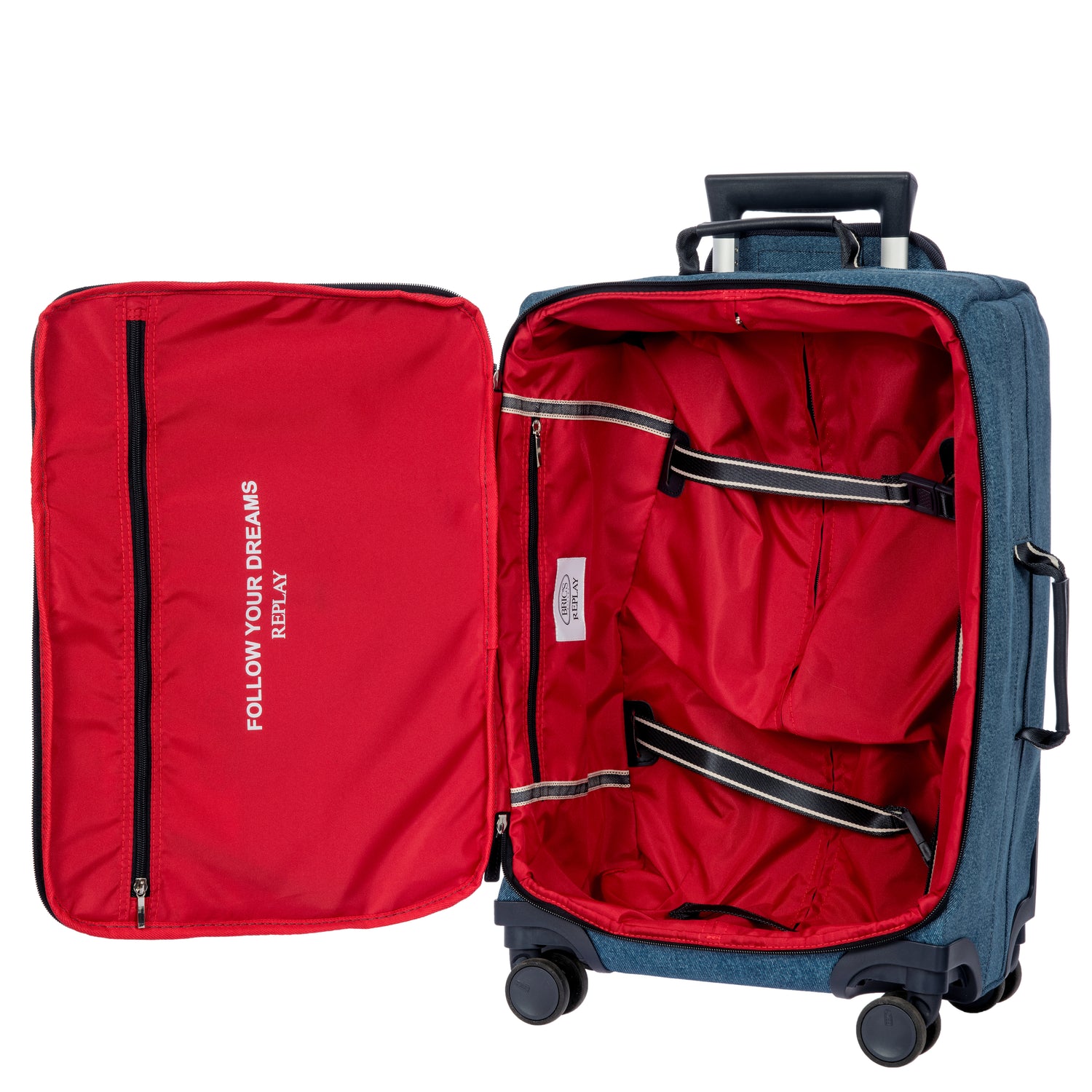 BRIC´S Kabinenkoffer REPLAY AUS RECYCELTEM STOFF