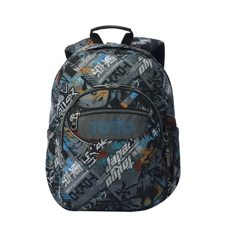 TOTTO Mochila escolar adaptable a carro Okubo 7YL - Acuareles