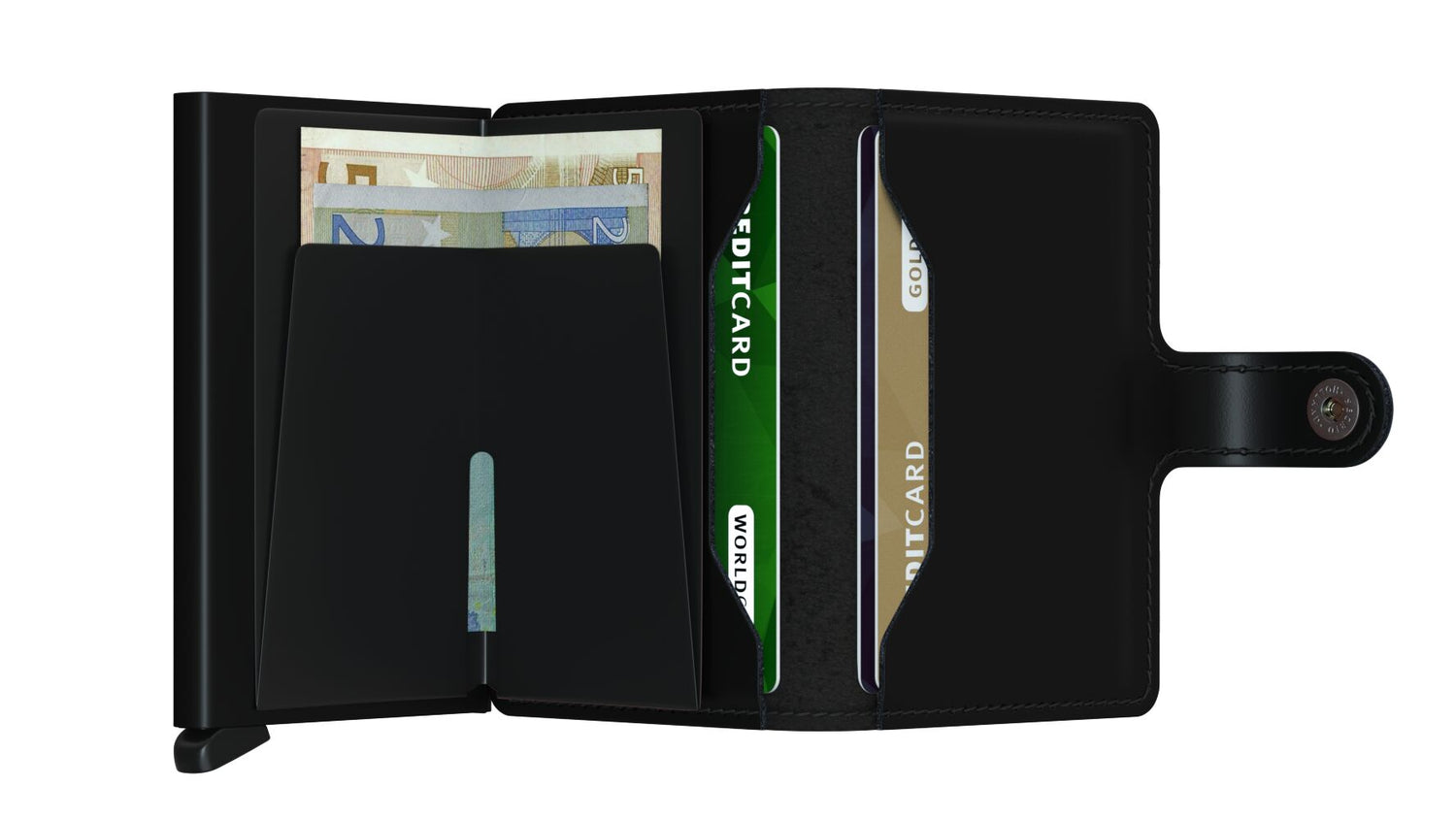 Geheimnis miniwallet matte Black