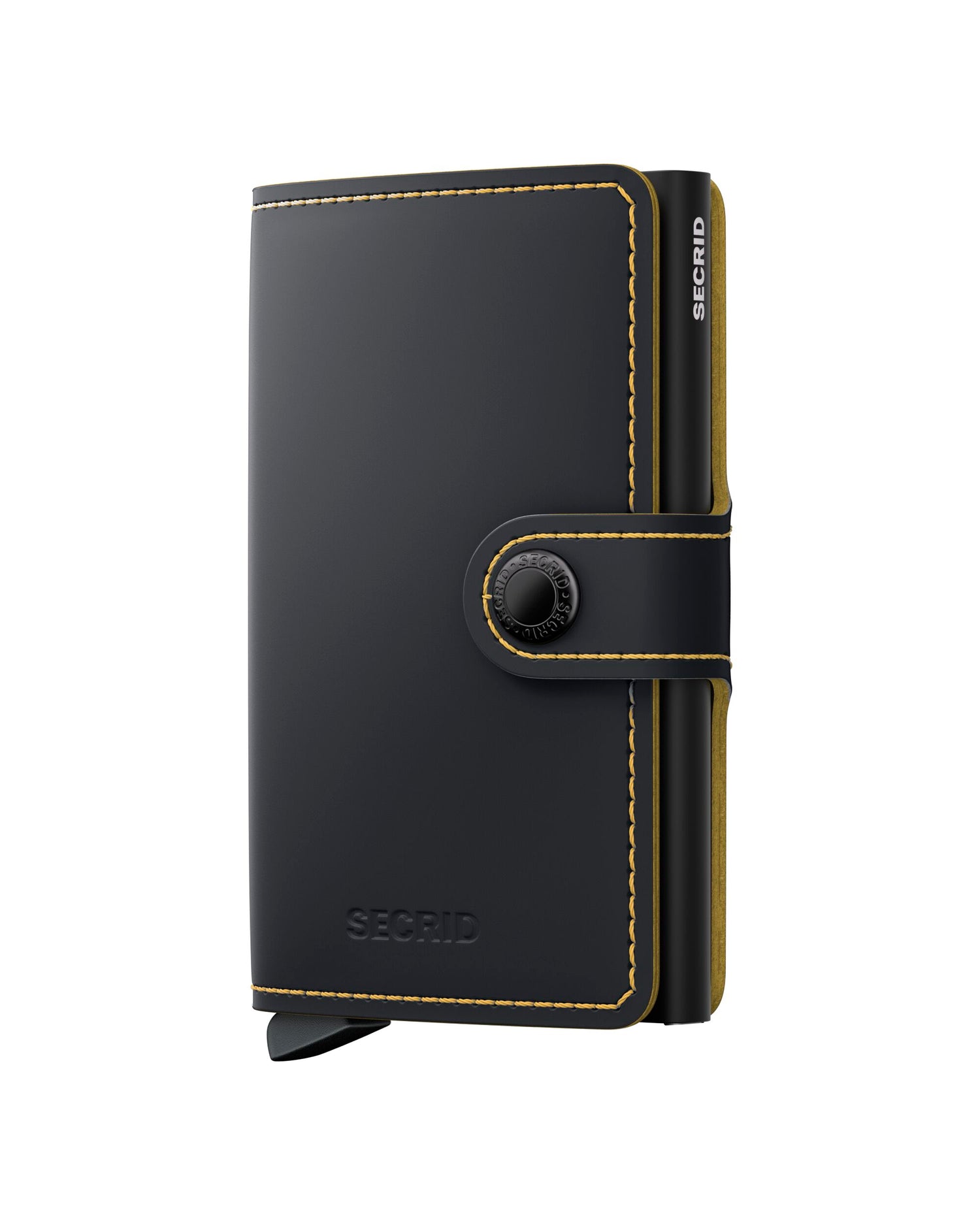 Secrid MiniWallet Matte Black & Ochre