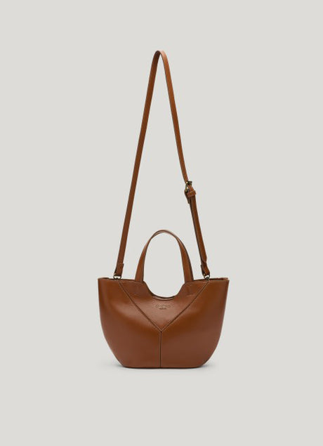 PJL CEVIA HEXIA BRUN CROSSBODY BAG