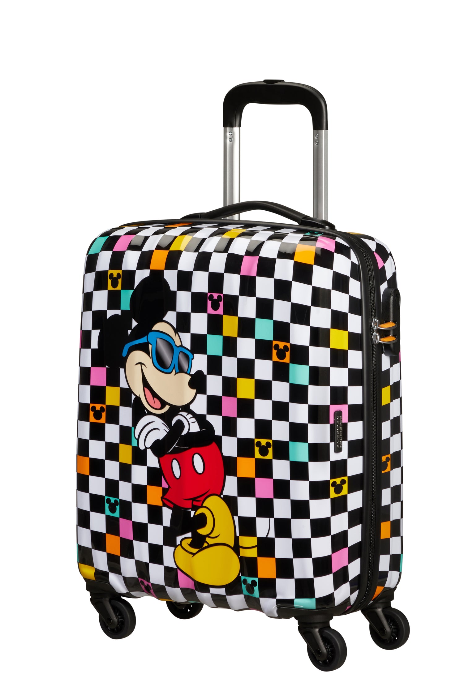 AMERICAN TOURISTER Cabin suitcase HYPERTWIST Mickey check