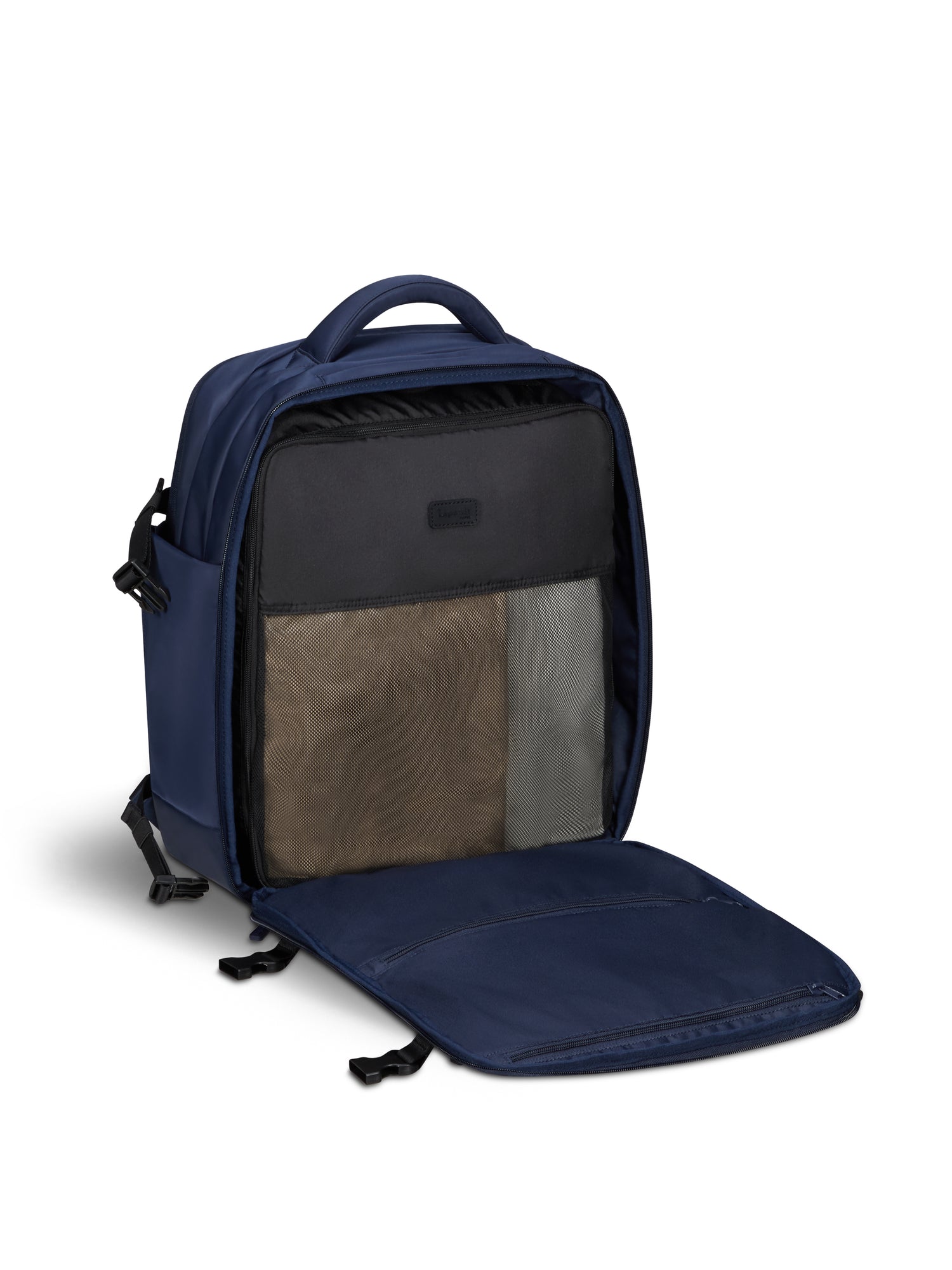 LIPAULT 17" CITY travel backpack PLUME Bordeaux