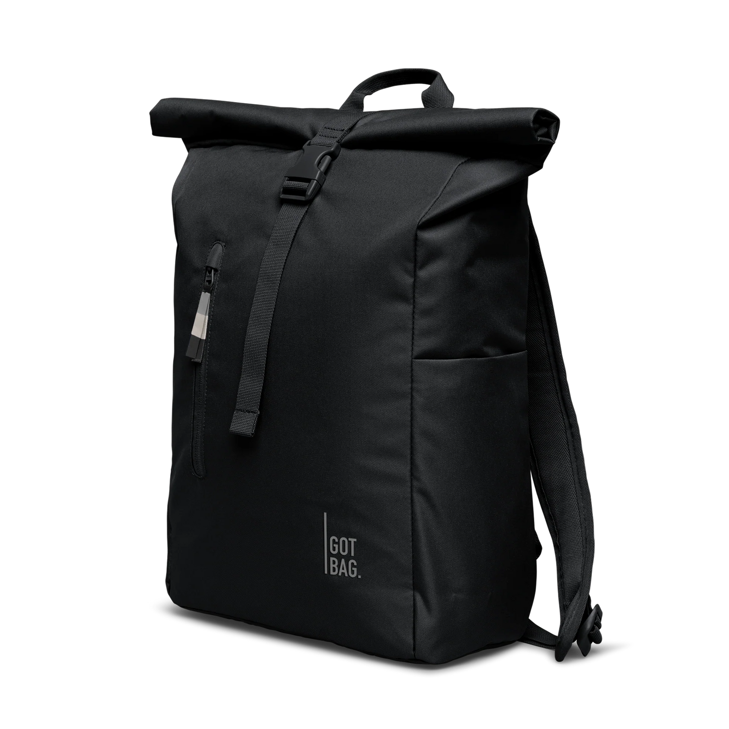 Tenho mochila de bolsa ROLLTOP Monocromático fácil