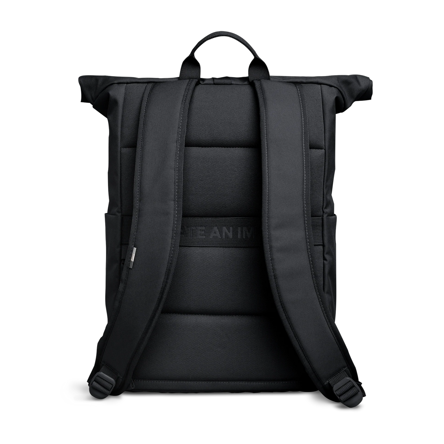 Tenho mochila de bolsa ROLLTOP Monocromático fácil
