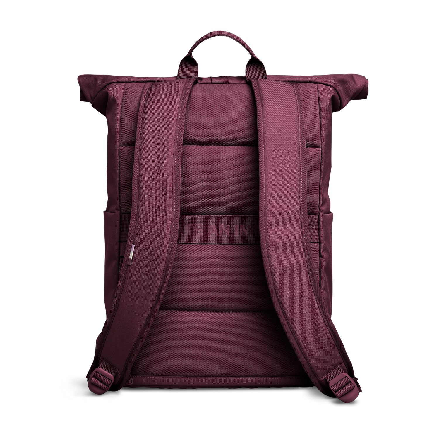 Tenho mochila de bolsa ROLLTOP Monocromático fácil