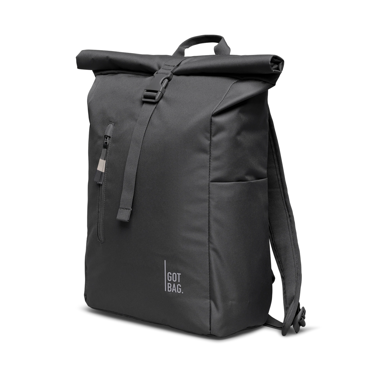 Tenho mochila de bolsa ROLLTOP Monocromático fácil