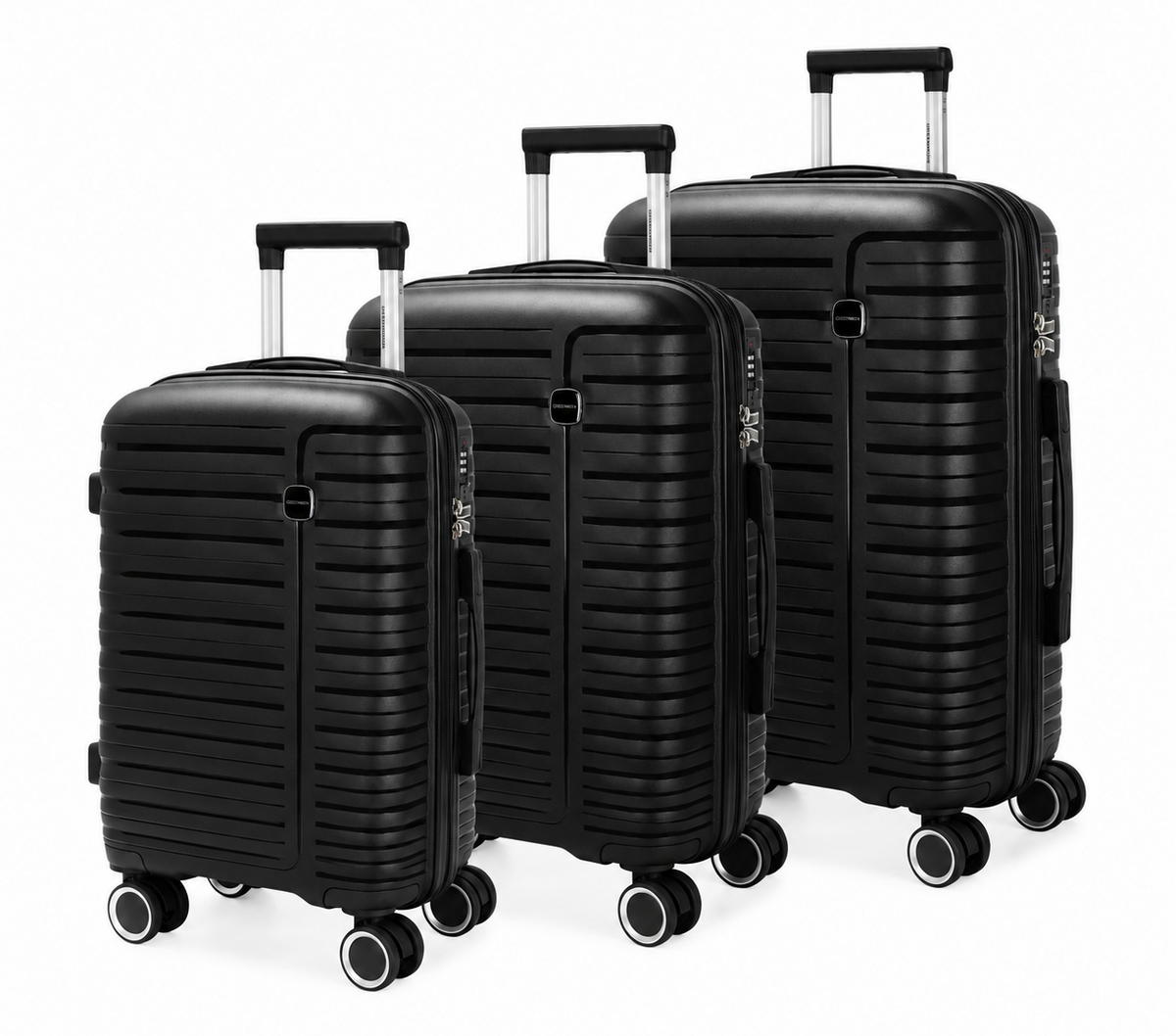 GREENWICH set von erweiterbaren Koffern JAKARTA