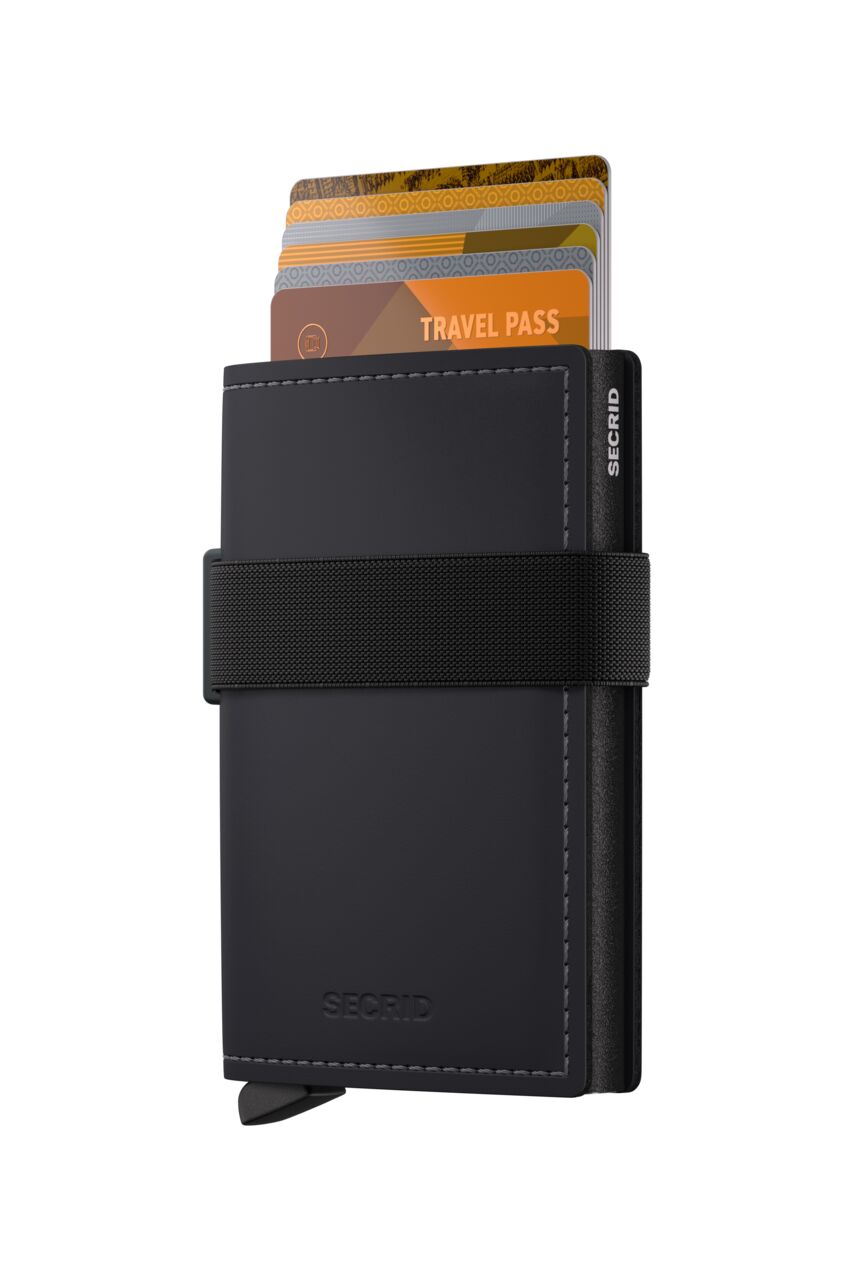 SECRID BANDWALLET MATT BLACK-BLACK