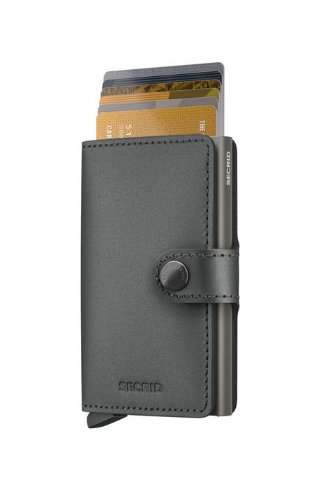 SECRID MINIWALLET MATTE SATIN STEEL