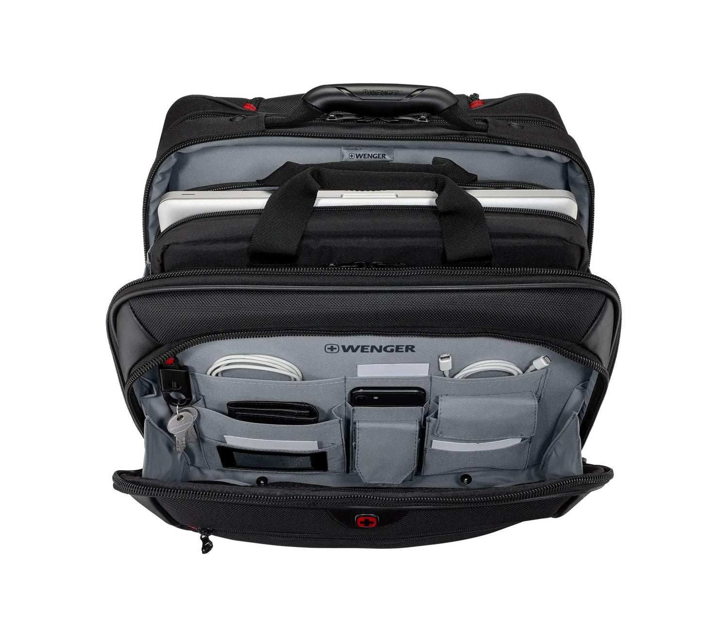 WENGER Set de equipaje de negocios de 2 piezas con Comp-U-Roller POTOMAC