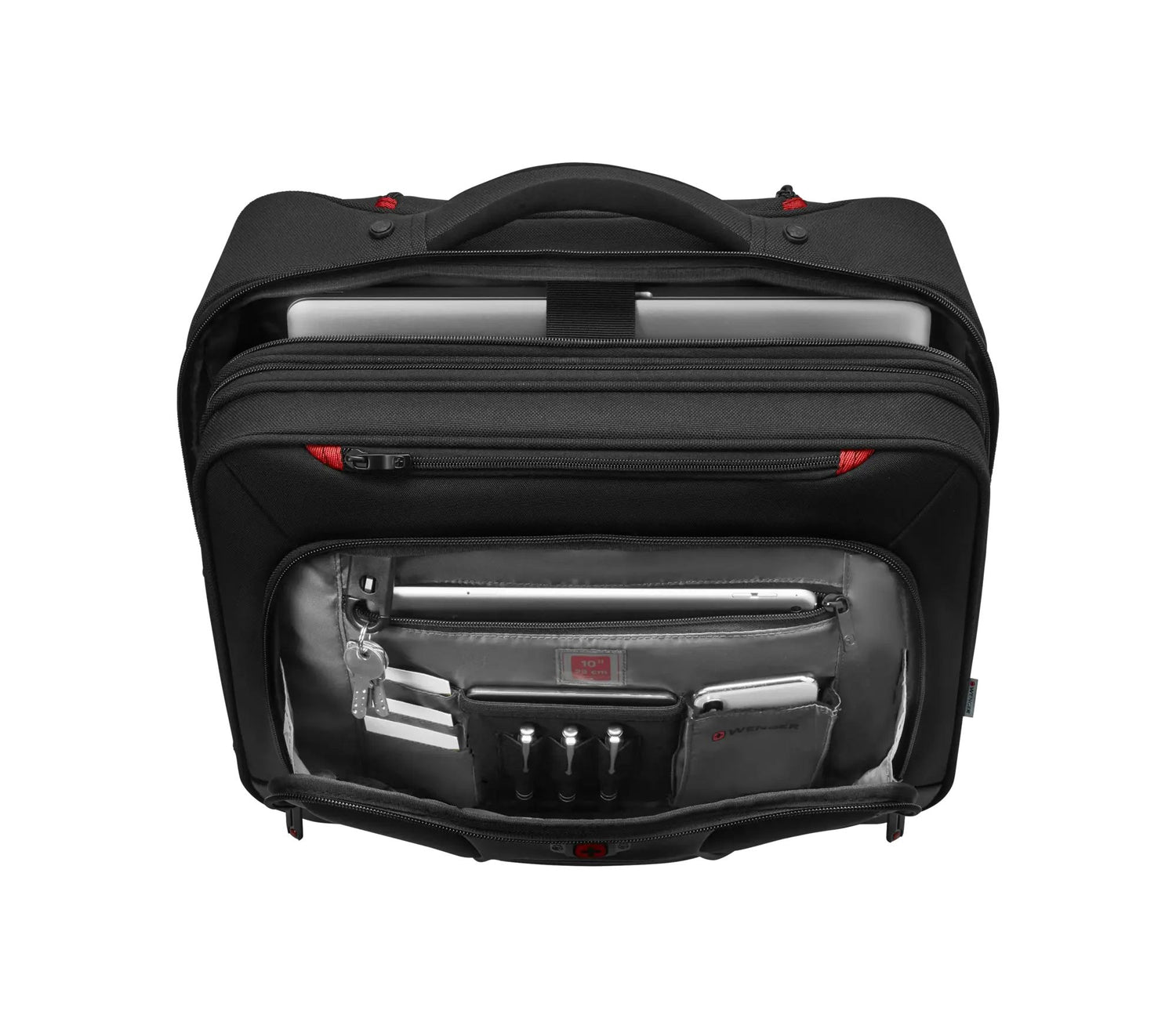 WENGER Expandable briefcase with 16 "transfer wheels