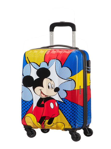 AMERICAN TOURISTER Cabin suitcase HYPERTWIST Mickey check