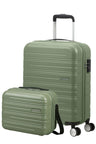 AMERICAN TOURISTER SET OF Cabin suitcase AND NECESER RIGID HIGH TURN