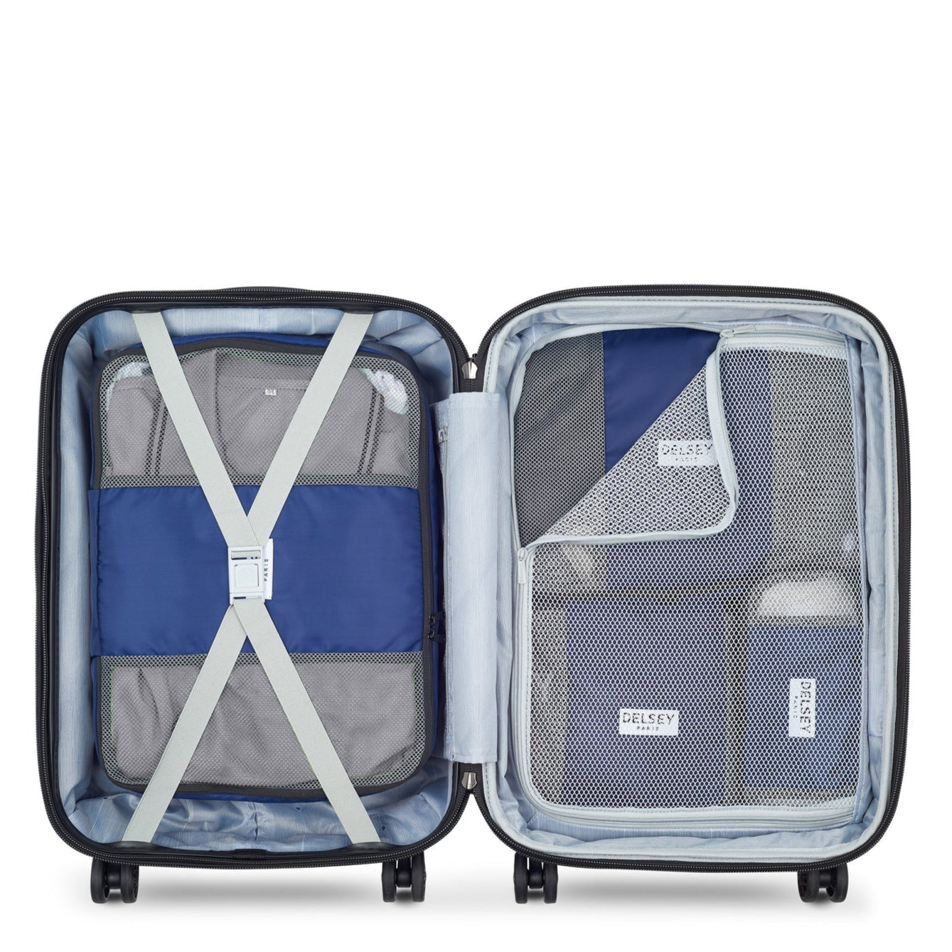 DELSEY PACKING CUBE - Conjunto de 4 Cubos de Equipaje