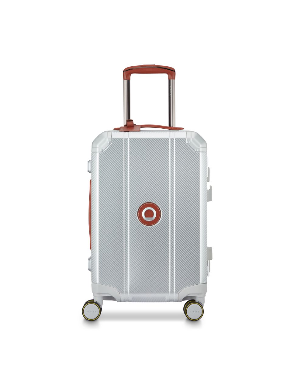 DELSEY ALU'R. TROLLEY CABIN 4 DOUBLE WHEELS 55CM