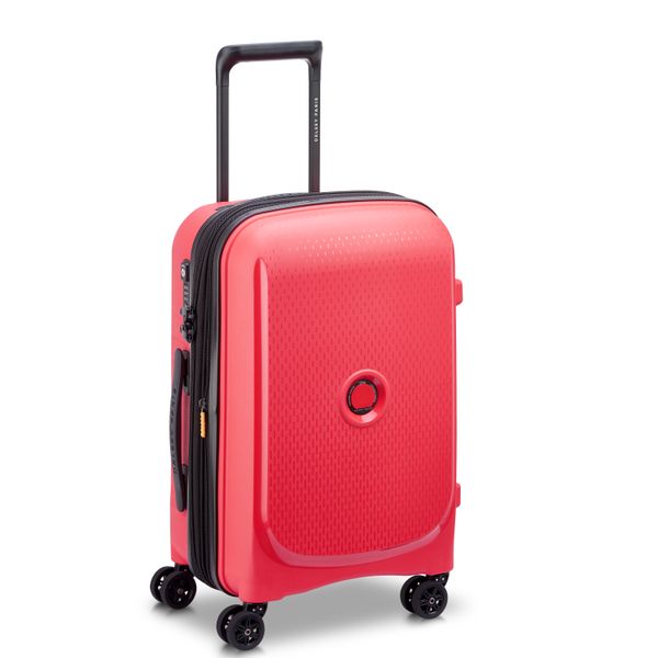 DELSEY BELMONT + Valise cabine EXTENSIBLE 4 ROUES DOUBLES 55CM