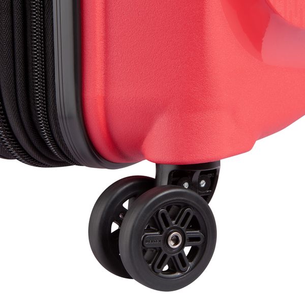 DELSEY BELMONT + Valise cabine EXTENSIBLE 4 ROUES DOUBLES 55CM