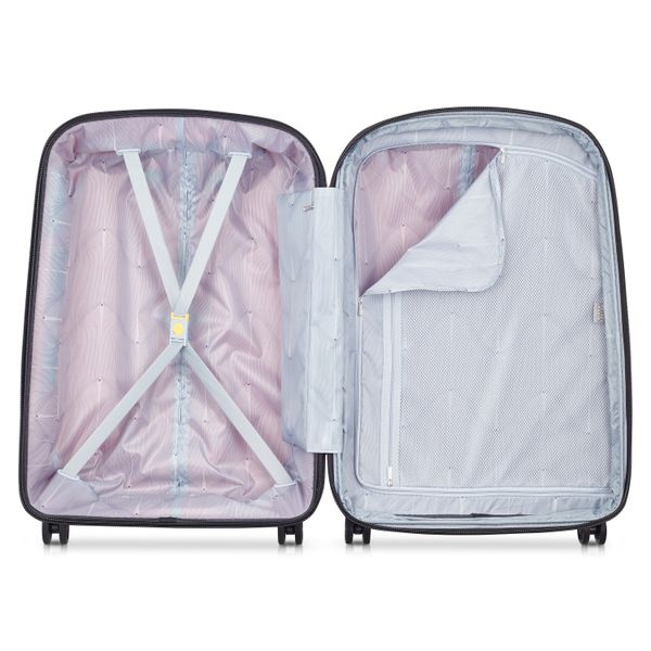 DELSEY BELMONT + EXPANDABLE SUITCASE 4 DOUBLE WHEELS 71 CM