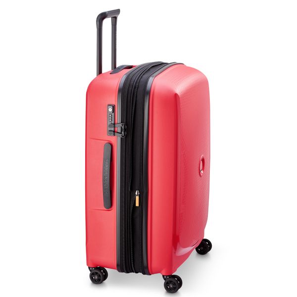 DELSEY BELMONT + EXPANDABLE SUITCASE 4 DOUBLE WHEELS 71 CM