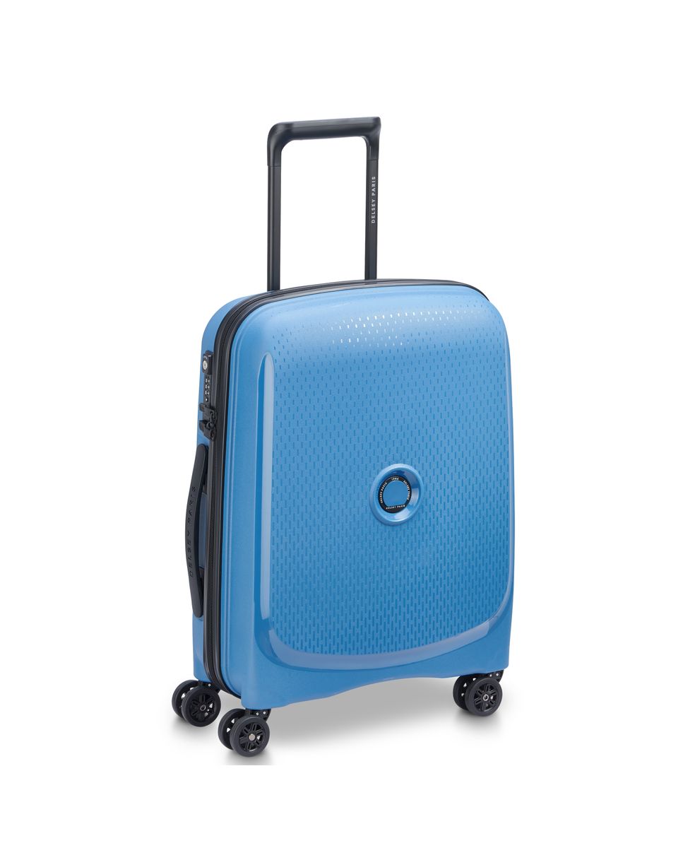 DELSEY BELMONT + Valise cabine SLIM 4 ROUES DOUBLES 55CM