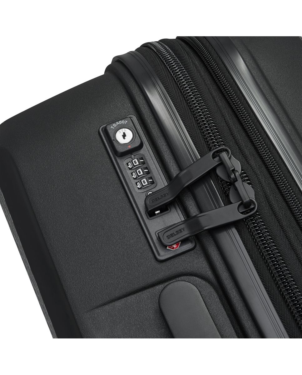 DELSEY BELMONT + EXPANDABLE SUITCASE 4 DOUBLE WHEELS 71 CM