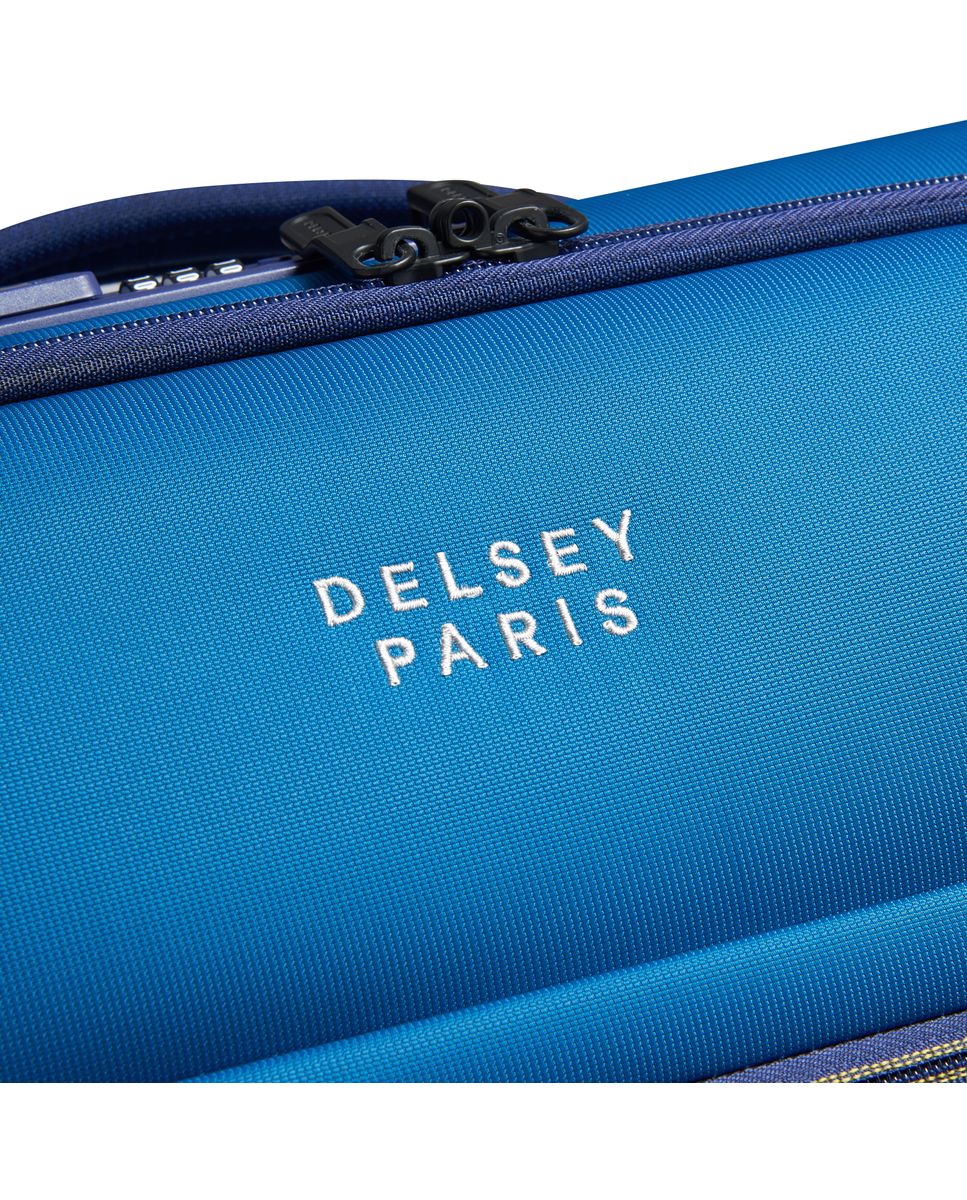 DELSEY BROCHANT 3 Cabinekoffer SLIM UITBREIDBAAR 4 DUBBELE WIELEN 55CM