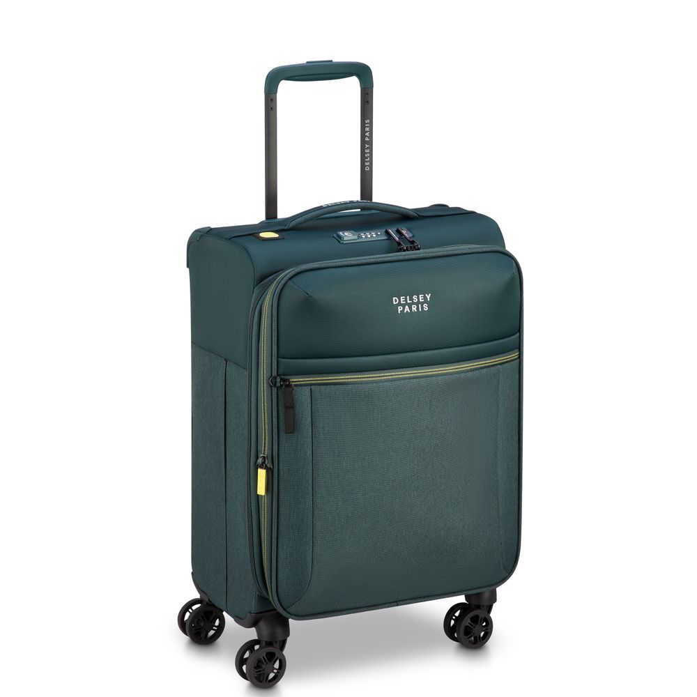 DELSEY BROCHANT 3 Cabin suitcase EXPANDABLE 4 DOUBLE WHEELS 55CM