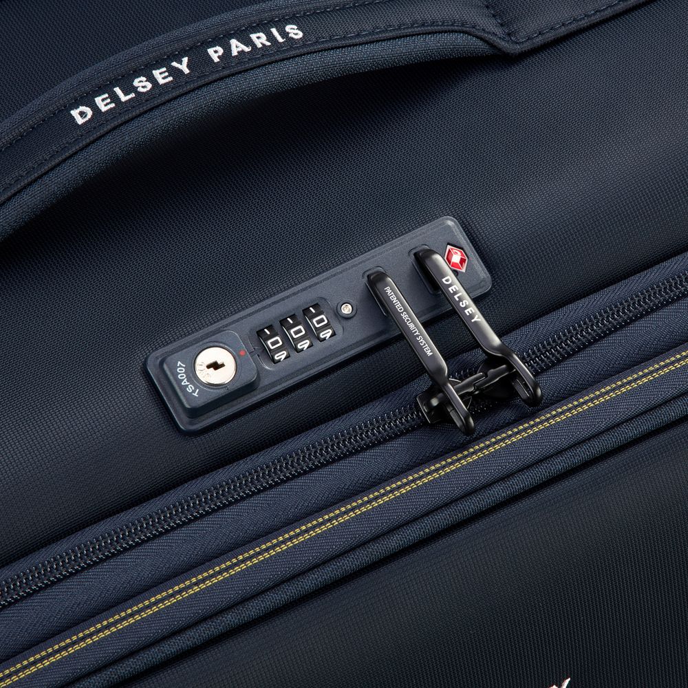 DELSEY BROCHANT 3 UDVIDERBAR Kuffert 4 DOBBELT HJUL 67CM