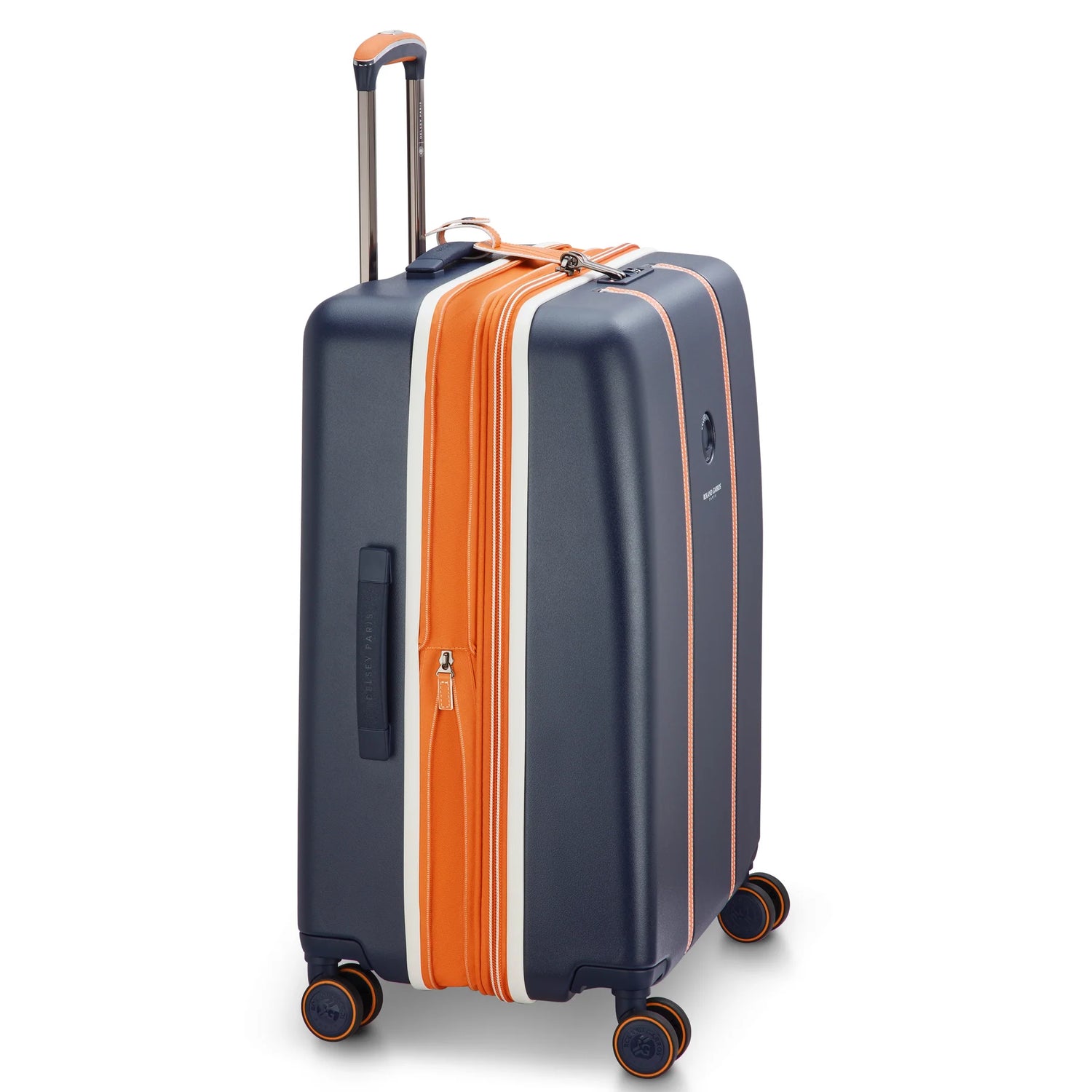 DELSEY KADENZ TROLLEY ERWEITERBAR 4 DOPPELRÄDER 66CM -ED. ROLAND GARROS SPEZIAL