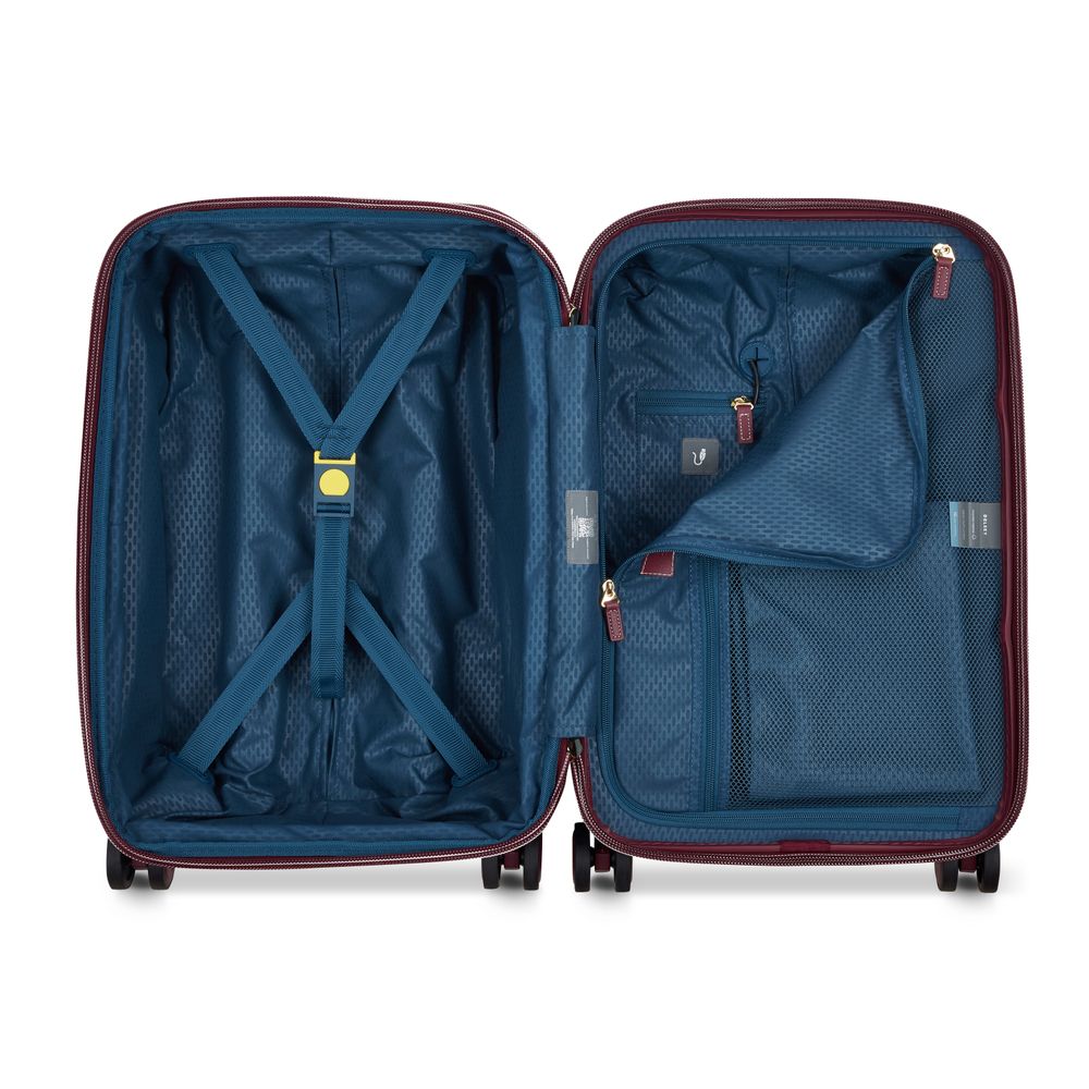 DELSEY CHATELET AIR 2.0. TROLLEY OHJAAMO 4 KAKSOPYÖRÄTÄ 55CM -ED. 80-VUOTTEIDEN ERIKOISTUS