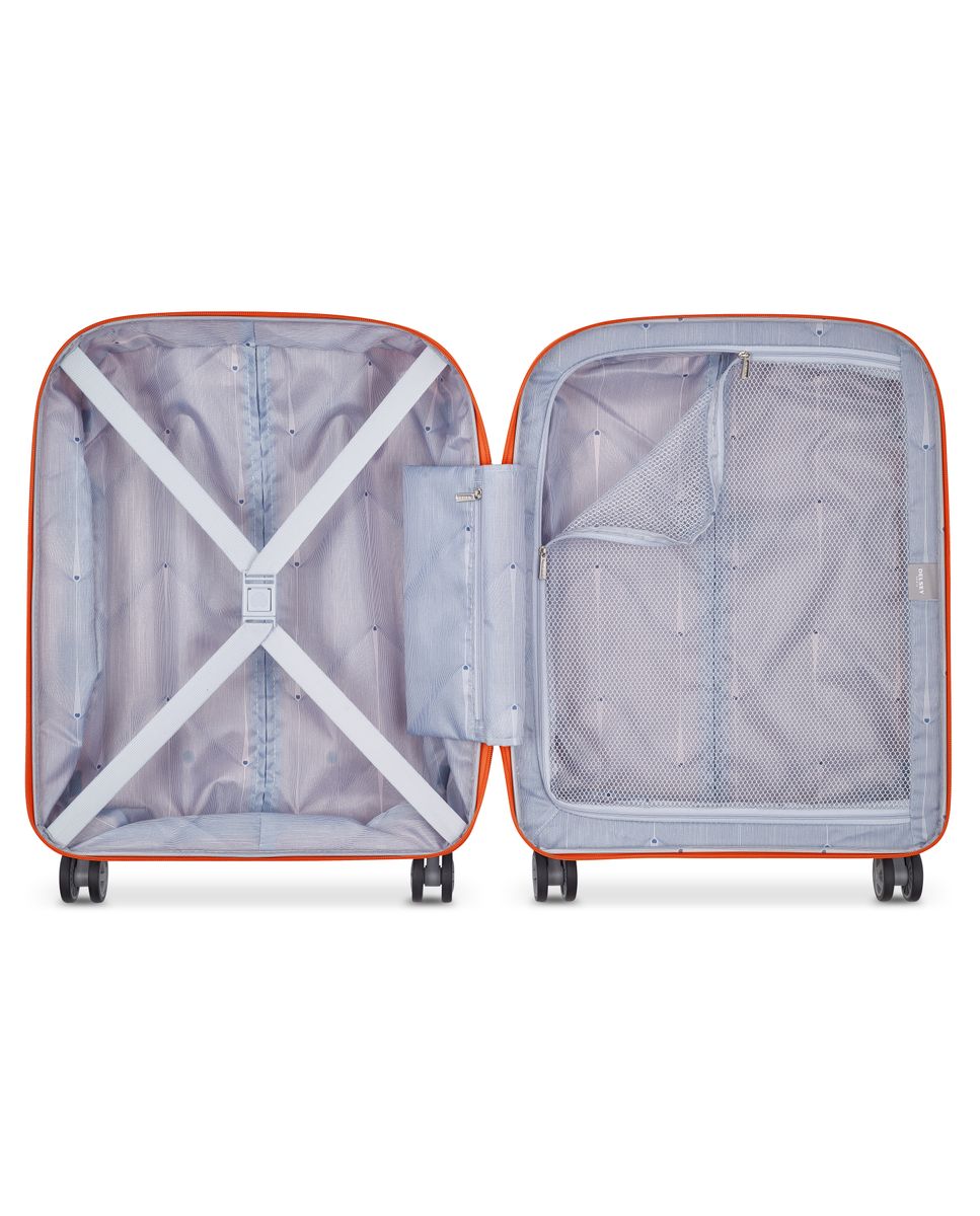 DELSEY CLAVEL. TROLLEY CABIN SLIM 4 DOUBLE WHEELS 55CM