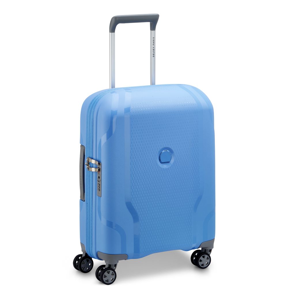 DELSEY CLAVEL. TROLLEY CABIN SLIM 4 DOUBLE WHEELS 55CM