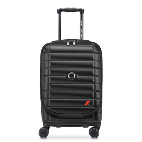 DELSEY AF OMBRE. TROLLEY CABINE EXTENSIBLE BUSINESS DUR 4 ROUES DOUBLES 55CM