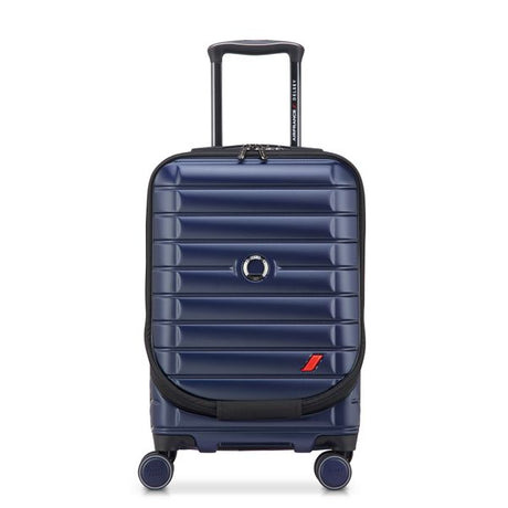 DELSEY AF OMBRE. TROLLEY CABINE EXTENSIBLE BUSINESS DUR 4 ROUES DOUBLES 55CM