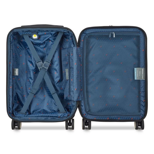 DELSEY CIeń AF. TROLLEY ROZSZERZALNA KABINA BUSINESS TWARDE 4 PODWÓJNE KOŁA 55CM