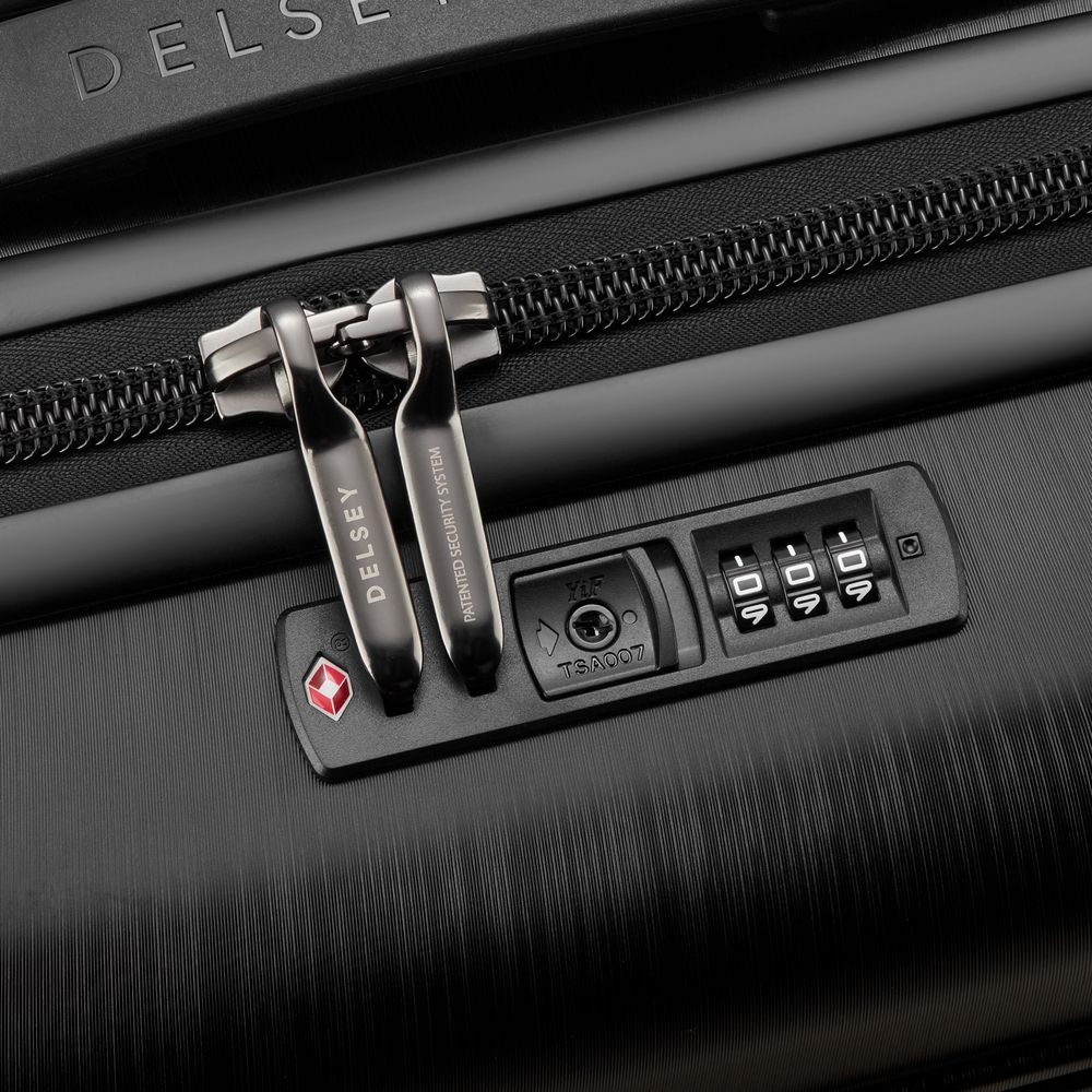 DELSEY LIBRE. TROLLEY CABINE SLIM 4 ROUES DOUBLES 55CM
