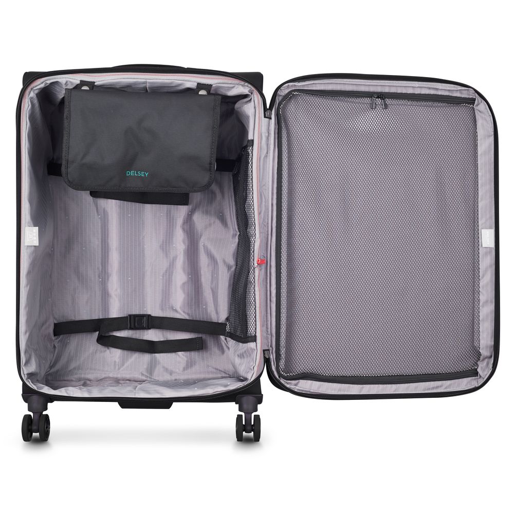 DELSEY HELIUM DLX. TROLLEY EXPANDABLE 4 DOUBLE WHEELS 78CM