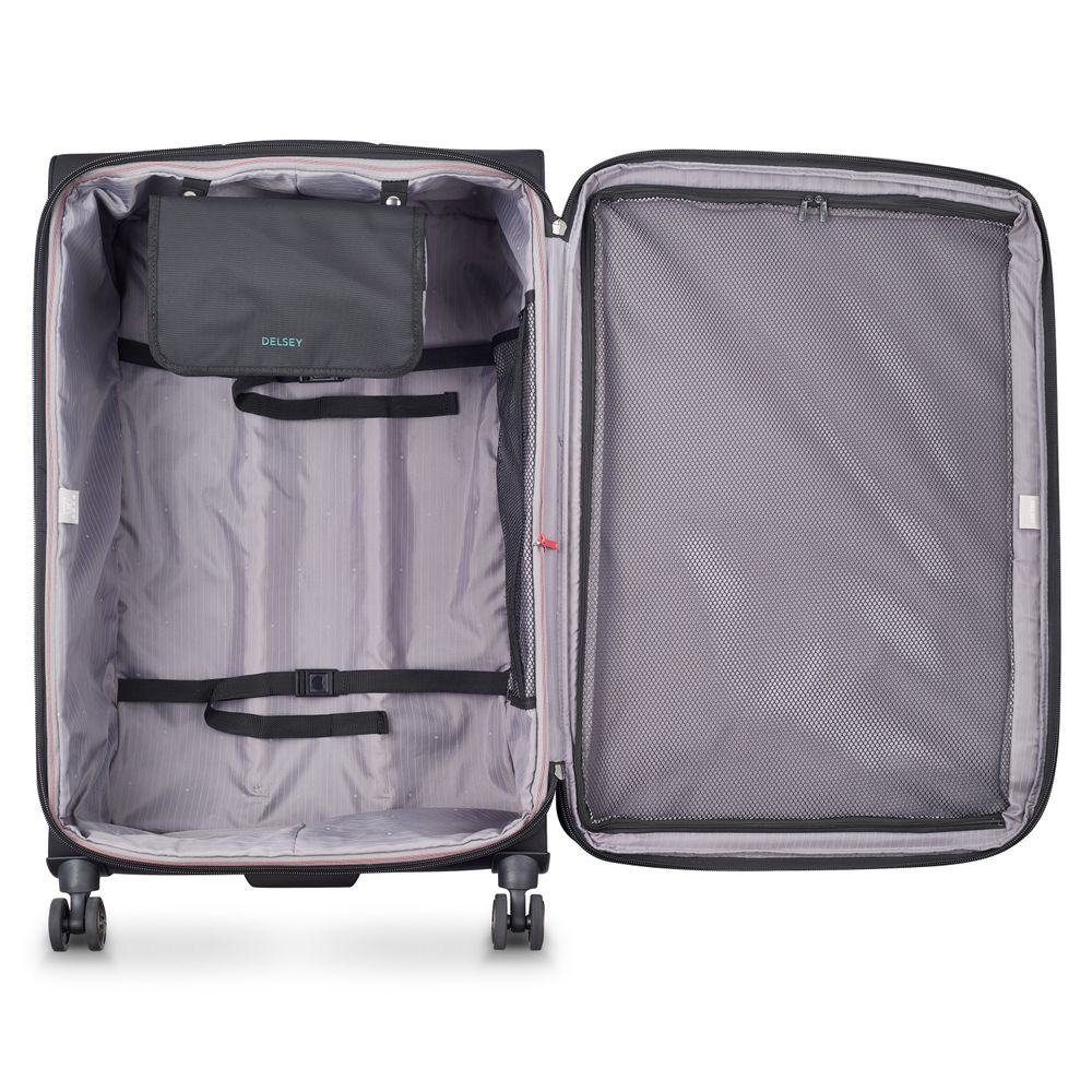 DELSEY HELIUM DLX. TROLLEY EXPANDABLE 4 DOUBLE WHEELS 83CM