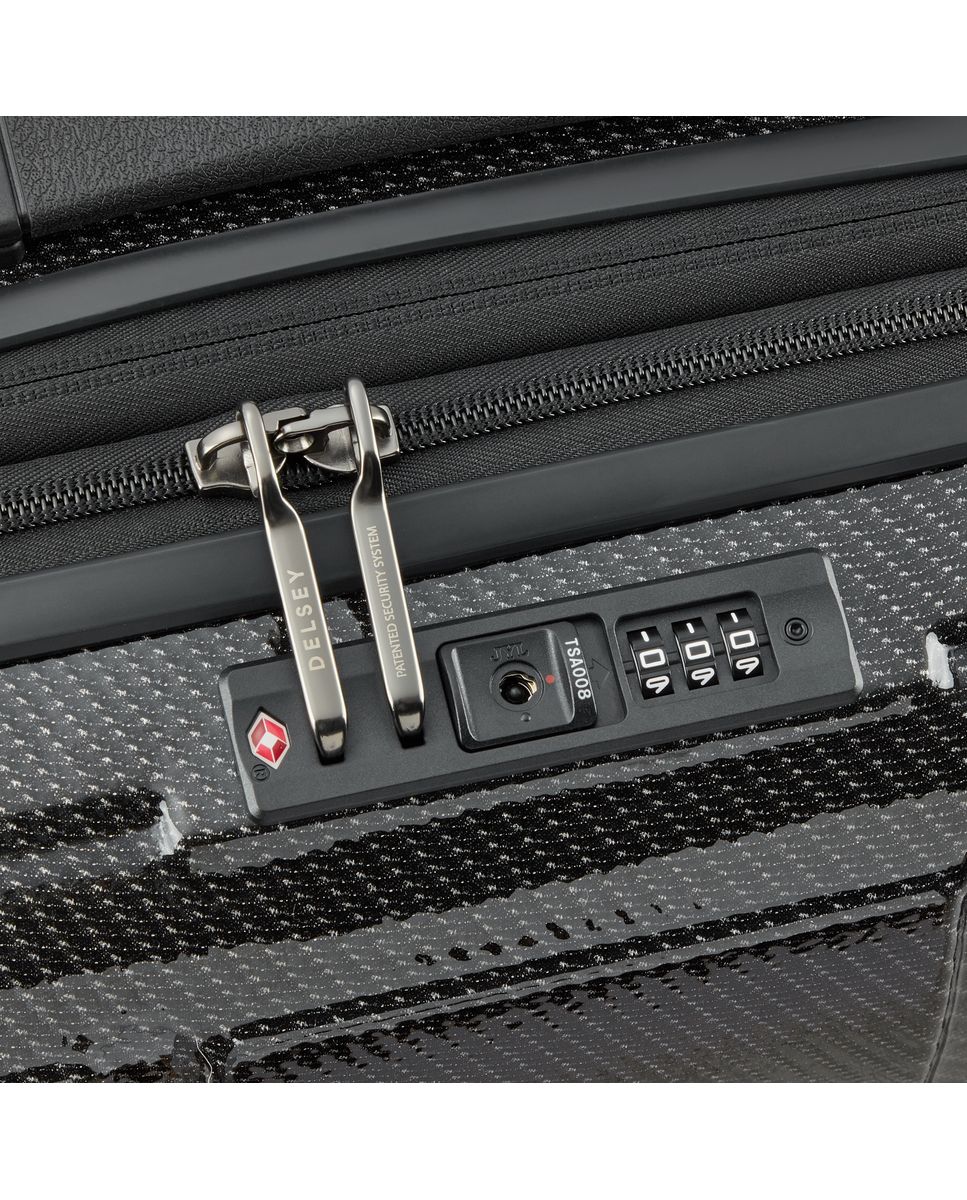 DELSEY HELIUM ULTIMATE. TROLLEY EXPANDABLE CABIN 4 DOUBLE WHEELS 55CM
