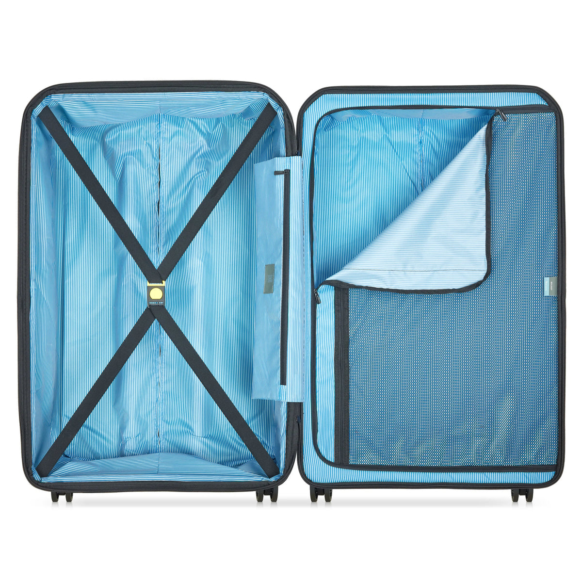 DELSEY LUTEC SE. TROLLEY UITBREIDBAAR 4 DUBBELE WIELEN 79CM