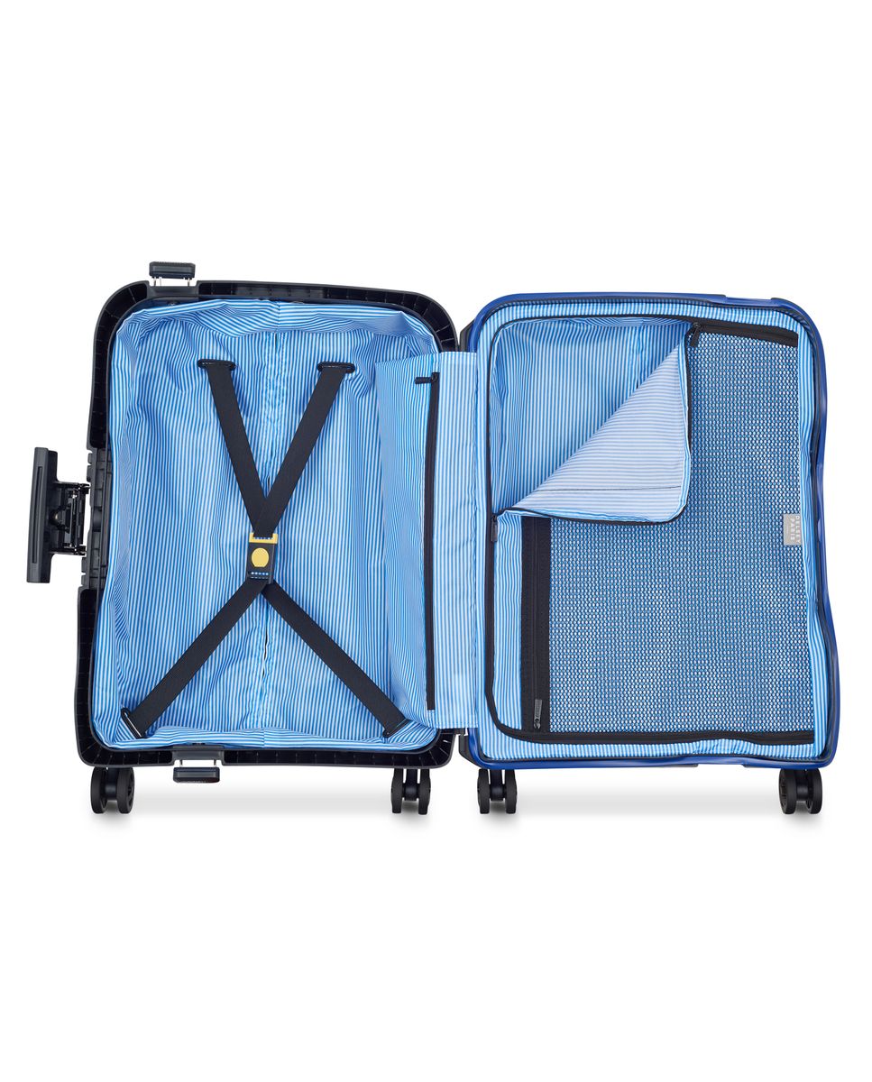 DELSEY MONCEY. TROLLEY CABINE SLIM 4 ROUES DOUBLES 55CM
