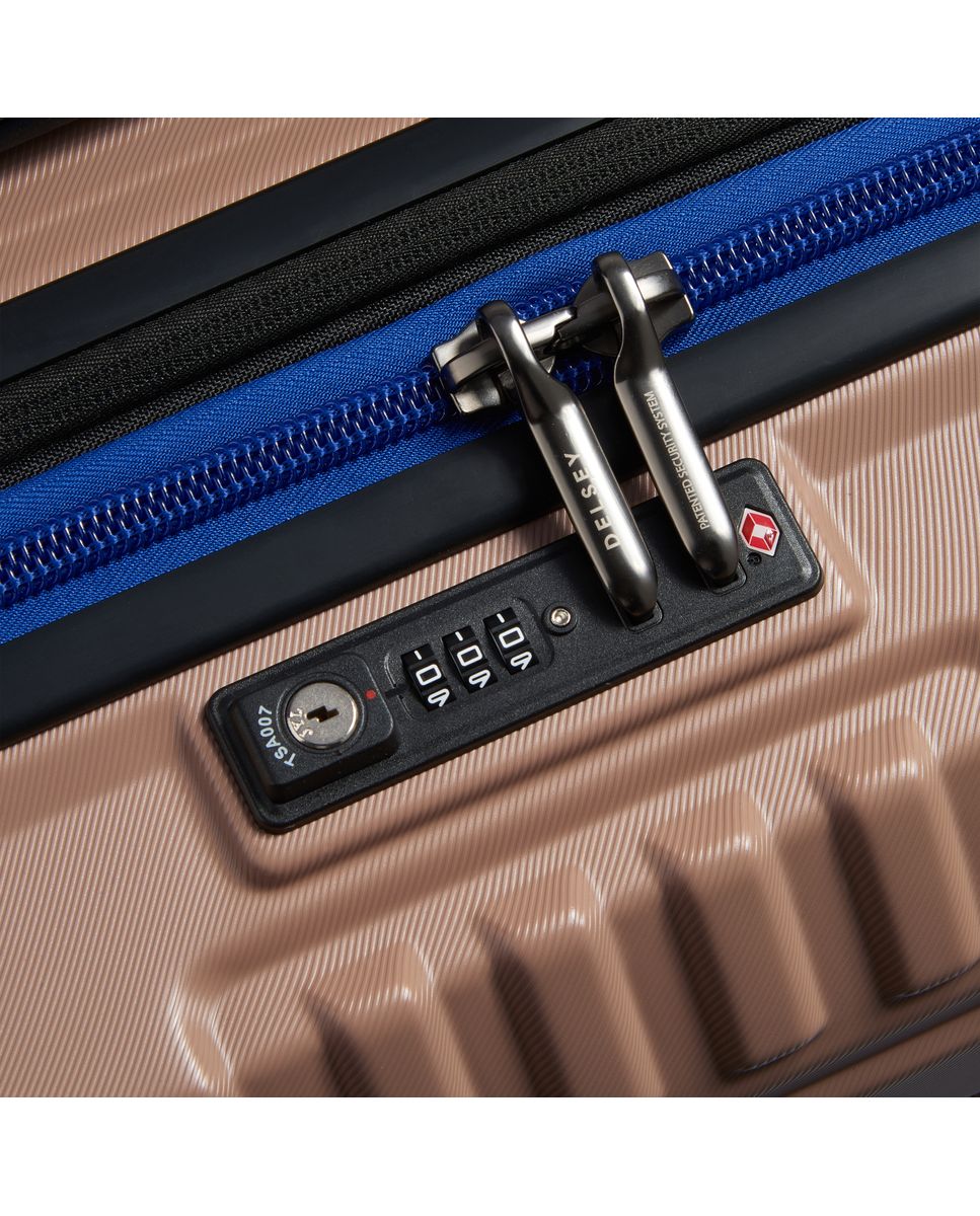 DELSEY REMART. TROLLEY CABINE EXTENSIBLE 4 ROUES DOUBLES 55CM