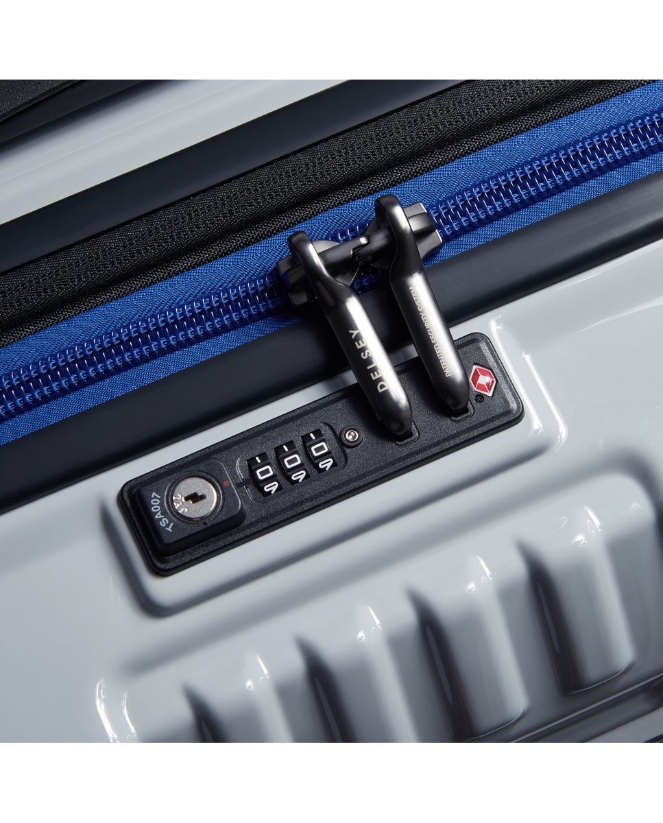 DELSEY REMART. TROLLEY CABINE EXTENSIBLE 4 ROUES DOUBLES 55CM